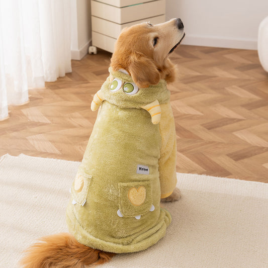 Animal Costume Hoodie for Large Dogs Cozy Fleece Puppy Outfit 3XL–8XL