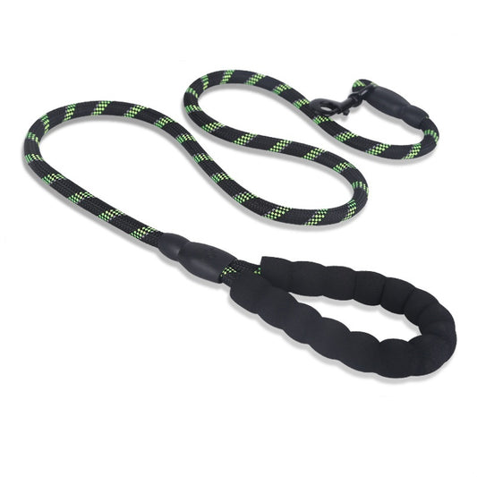 Hands-Free Adjustable Dog Leash – Integrated Collar Rope, Strong & Anti-Pull Training Lead for Small to Medium Dogs