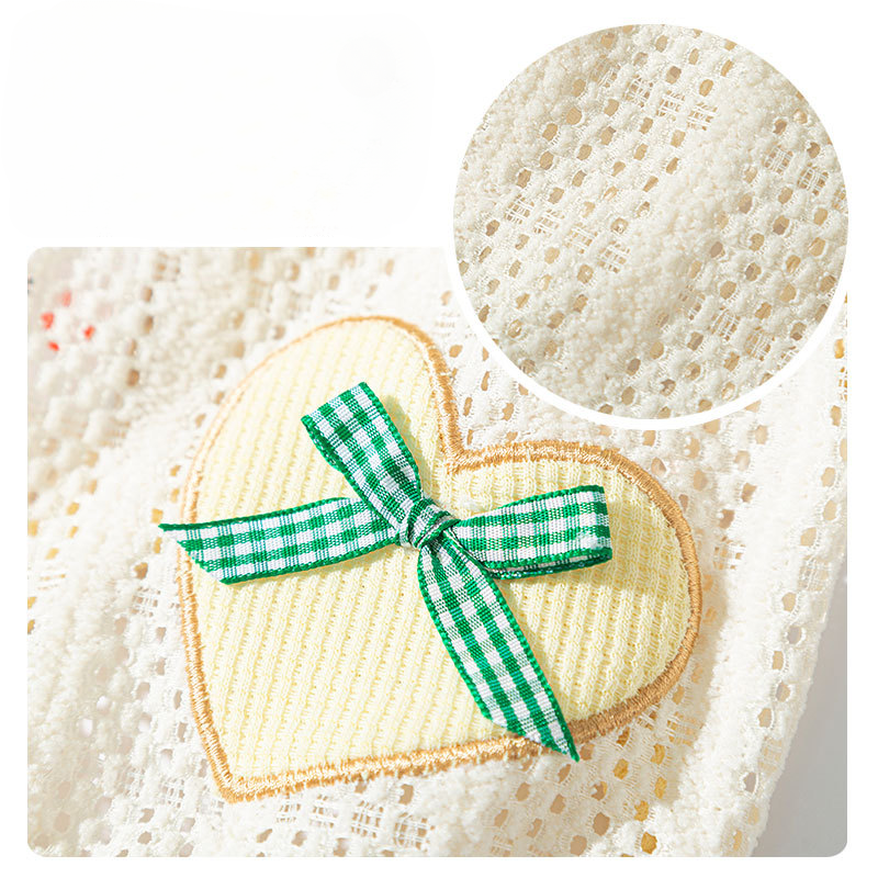 Cute Lace Heart Dog Harness Vest – Breathable Summer Fit