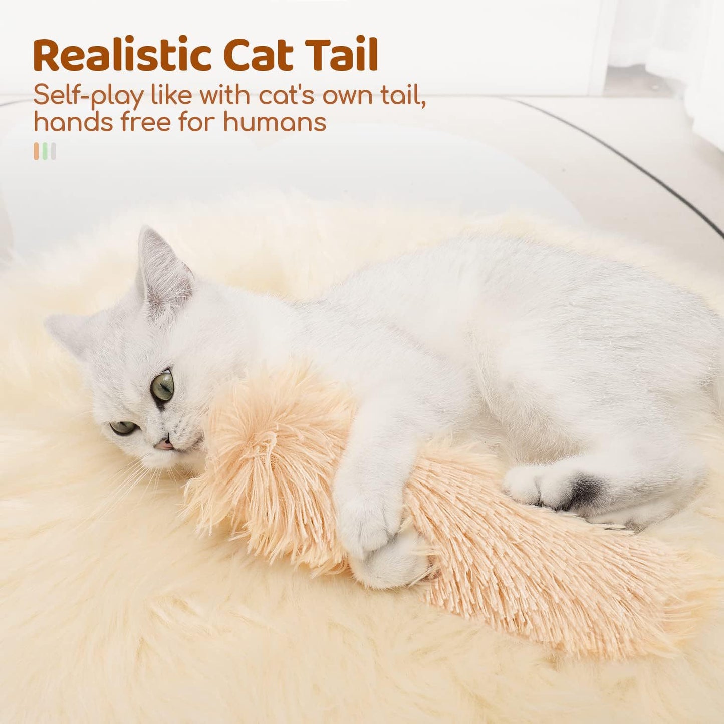 Fluffy Cat Toy Stick – Soft and Engaging Play for Cats