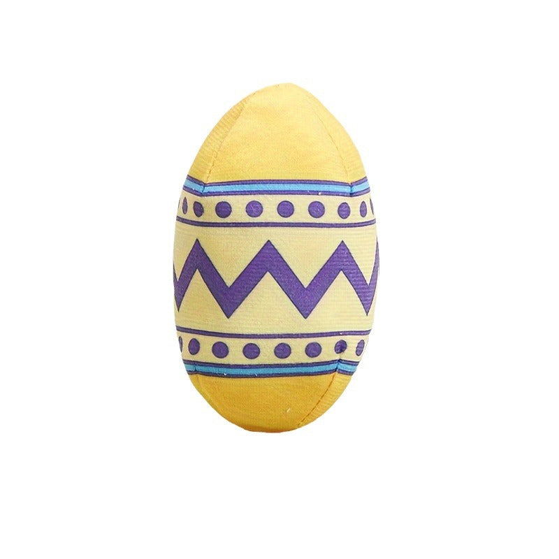 Easter Egg Dog Toy Set | Cute Plush Squeaky Dog Toys for Small & Medium Dogs | Soft Interactive Pet Chew Toys | HipiDogs