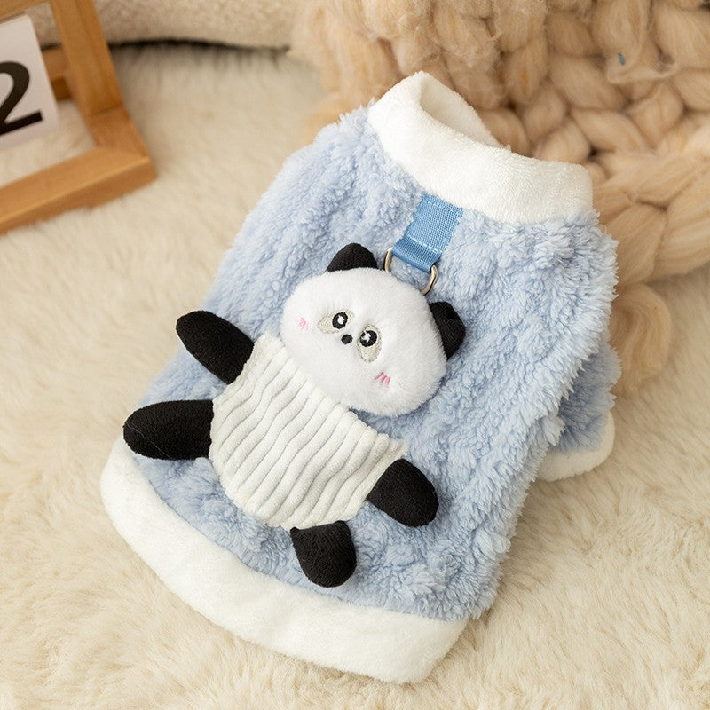 3D Animal Plush Clothing for Small Dogs