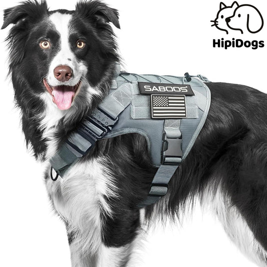 Tactical Dog Harness with Handle – Adjustable No Pull Military Style Vest for Medium & Large Dogs