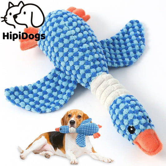 Plush Duck Dog Toy – Soft Squeaky Chew Toy for Small & Medium Dogs | Interactive Pet Toy