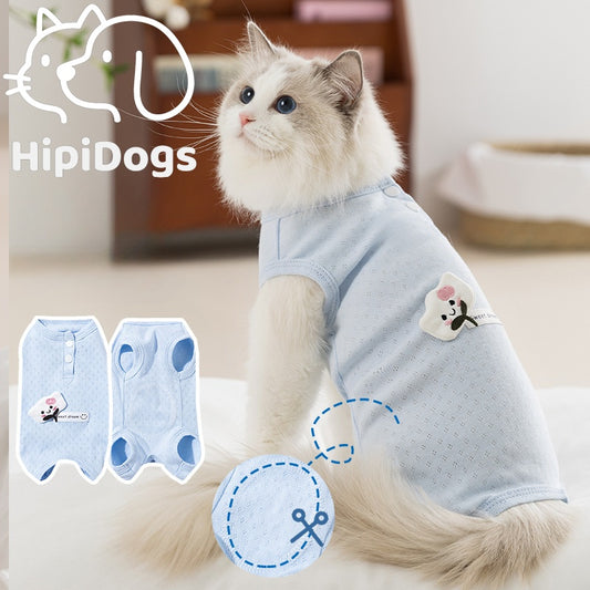 Cute Cat Pajamas Shirt – Soft Breathable Summer Fit