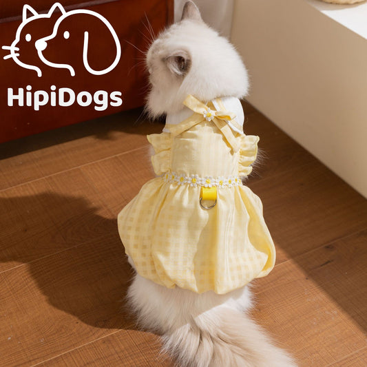 Cute Duck Cat Dress – Soft Summer Outfit