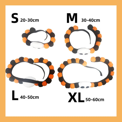 Halloween Dog Collar – Pumpkin Bat Skull Spider Pet Collar for Dogs & Cats