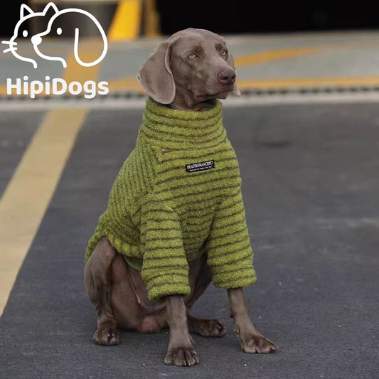 Warm Dog Turtleneck Sweater – Soft Winter Dog Sweater for Medium Large Dogs Cold Weather Clothes