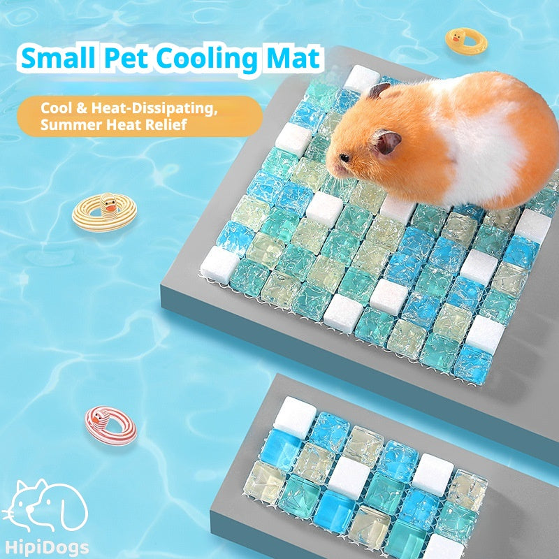 Small Pet Cooling Crystal Mat for Hamsters & Small Animals – Summer Cool Pad 10×5cm