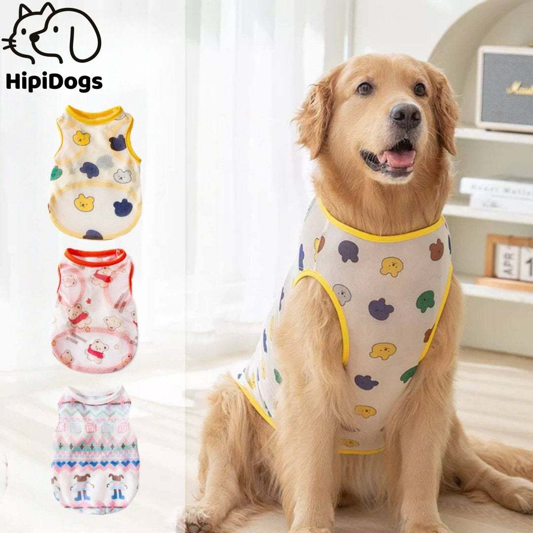 Anti-Shedding Dog Shirt | Breathable Dog Vest for All Breeds