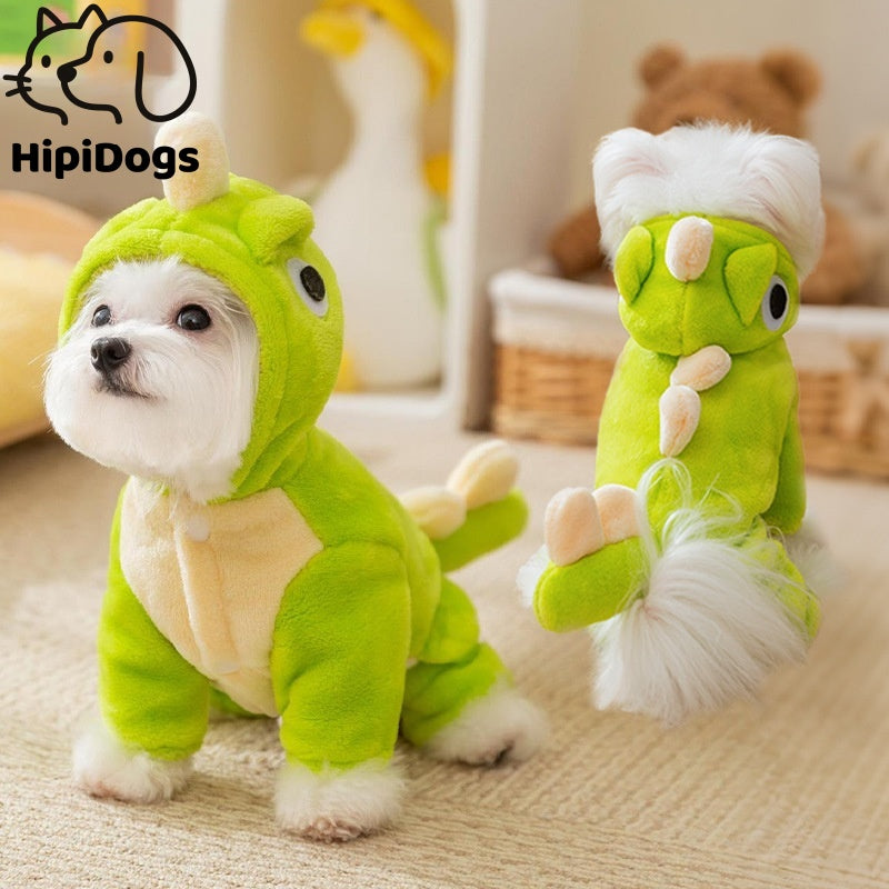 Dinosaur Transformation Costume for Small Dogs