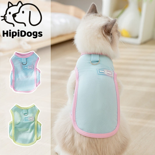 Breathable Cat Harness Vest – Lightweight Summer Fit with Leash Ring