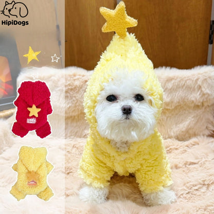 Star Hoodie for Small Dogs – Cozy and Cute Dog Outfit with Hood & Star Design