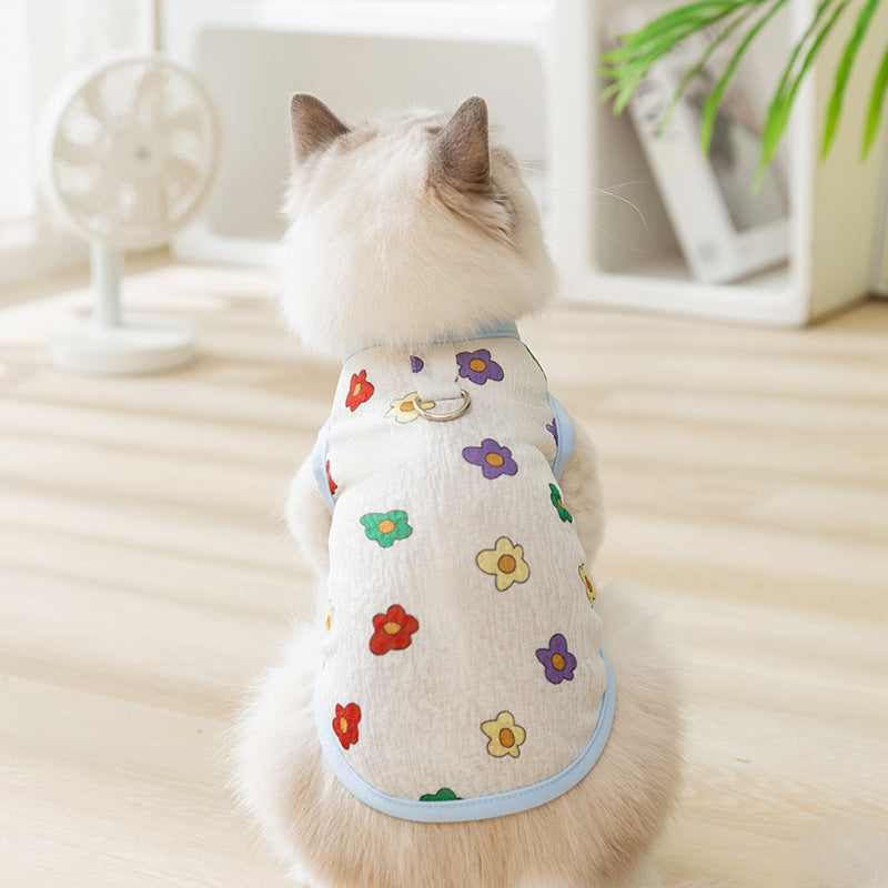 Floral Bear Cat Harness – Soft Adjustable Fit