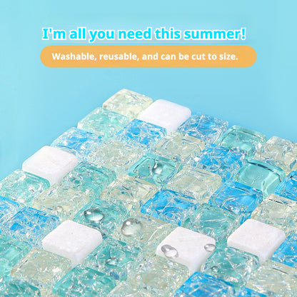 Small Pet Cooling Crystal Mat for Hamsters & Small Animals – Summer Cool Pad 10×5cm
