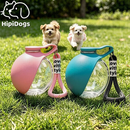Portable Pet Water Bottle with Carrying Strap