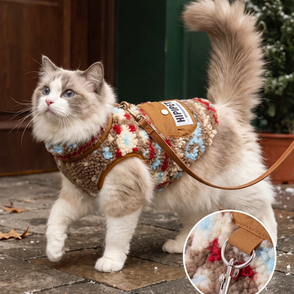 Cozy Winter Sherpa Coat for Dogs & Cats