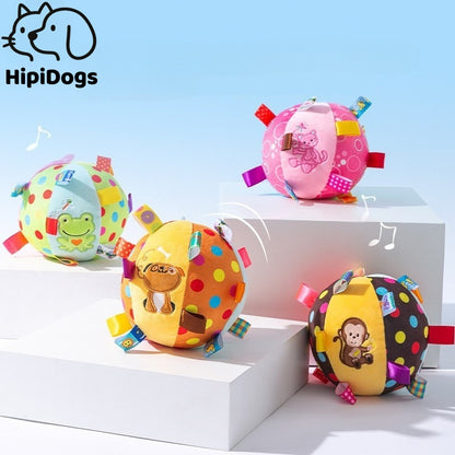 Colorful Rattle Ball Toy for Dogs