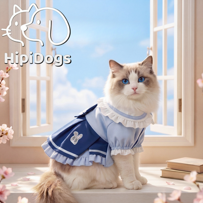 HipiDogs Princess Sailor Dress for Dogs & Cats