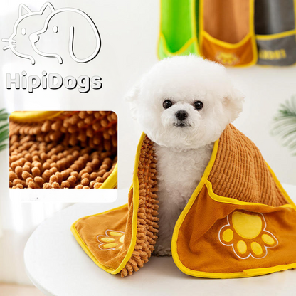 HipiDogs Ultra-Absorbent Pet Drying Towel