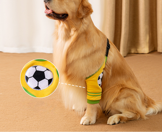 Soccer Sleeves for Dogs | Stylish & Comfortable Sports Gear for Small to Large Dogs | Hipidogs Football Dog Clothing