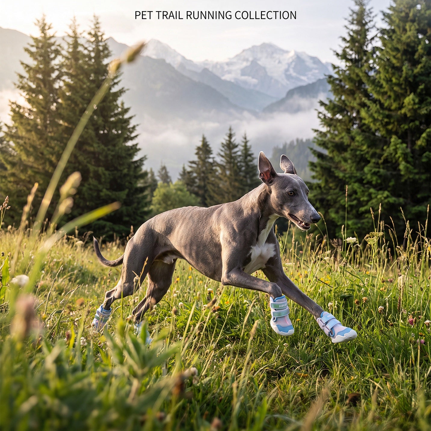 Breathable Dog Shoes with Adjustable Straps – Protective Paw Boots for Outdoor Walking