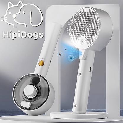 HipiDogs 3-in-1 Steam Pet Grooming Brush