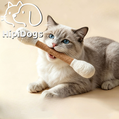 HipiDogs Catnip Chew Stick Toy | Natural Dental Chew for Cats