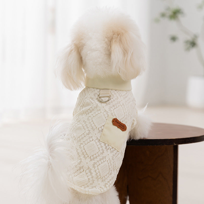 Warm Fleece Dog Hoodie Coat for Small Dogs – Soft Winter Pet Jacket with Cute Design