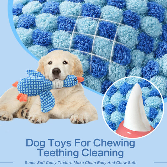 Plush Duck Dog Toy – Soft Squeaky Chew Toy for Small & Medium Dogs | Interactive Pet Toy