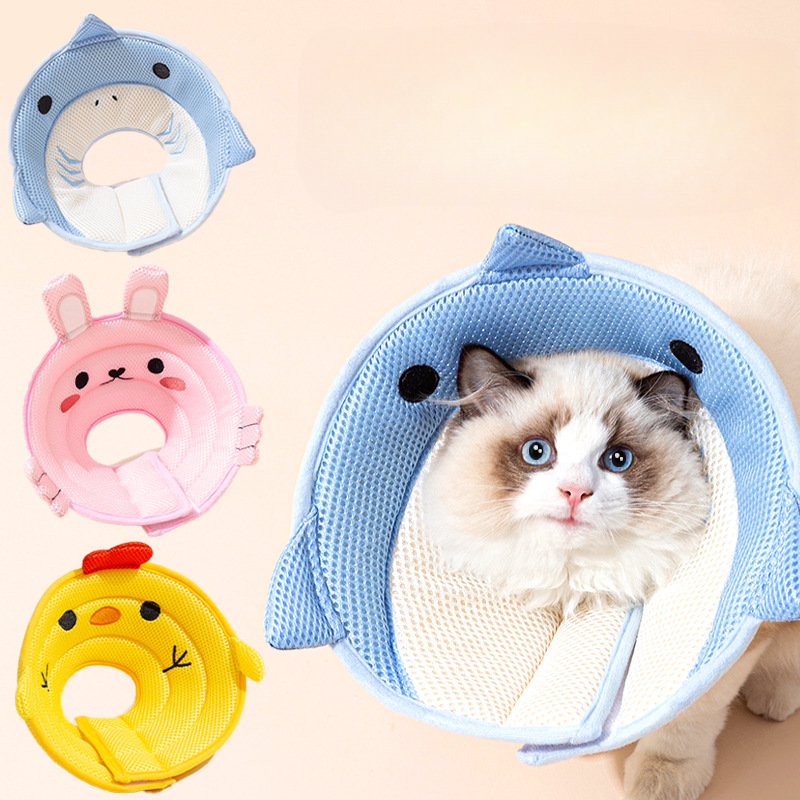 Fish-Shaped Cat Collar | Cute & Comfortable Shark Design for Cats | Hipidogs Pet Accessories