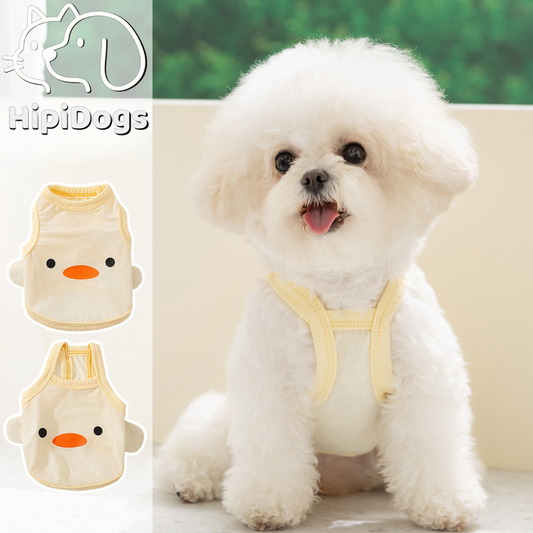 HipiDogs Cute Duck Cooling Tank Top for Dogs and Cats - product photo