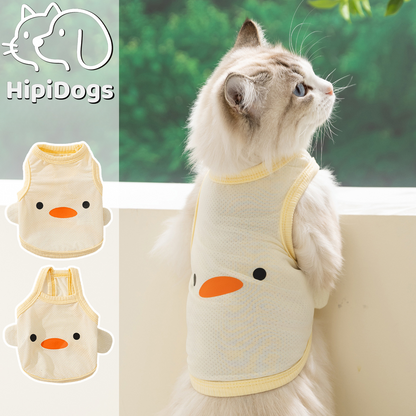 HipiDogs Cute Duck Cooling Tank Top for Dogs & Cats