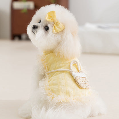 Warm Knit Dog Sweater for Small Dogs – Soft Winter Puppy Pullover, Cozy Cold Weather Dog Clothes