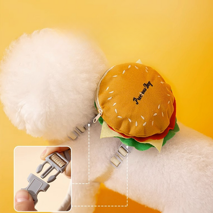 Wearable Dog Treat Pouch Harness - Adjustable Training Snack Bag for Small Dogs, Portable Reward Holder - product photo 4
