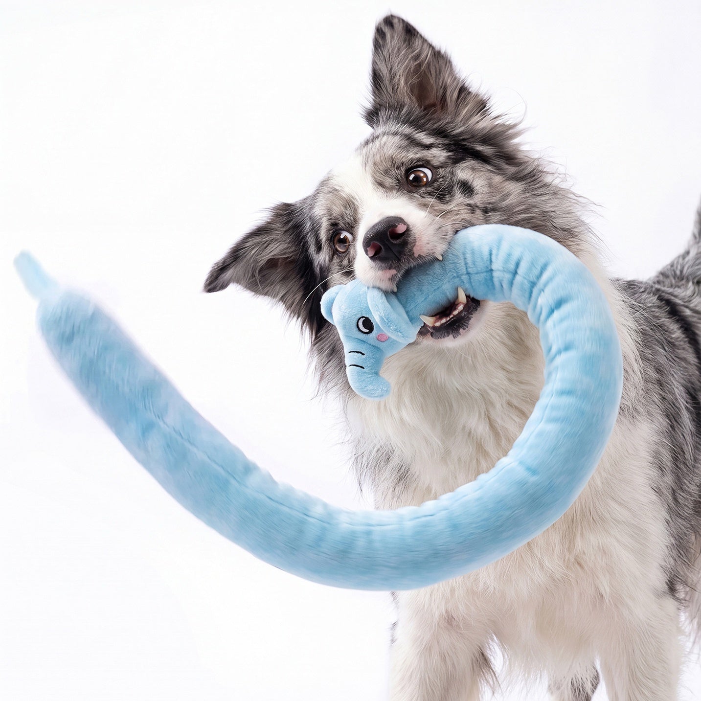 Cute Elephant Plush Pet Neck Pillow for Dogs & Cats – Soft U-Shaped Resting Cushion