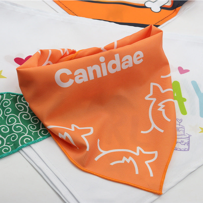 Festive Dog Bandana Bib – Soft & Absorbent Triangle Scarf for Dogs