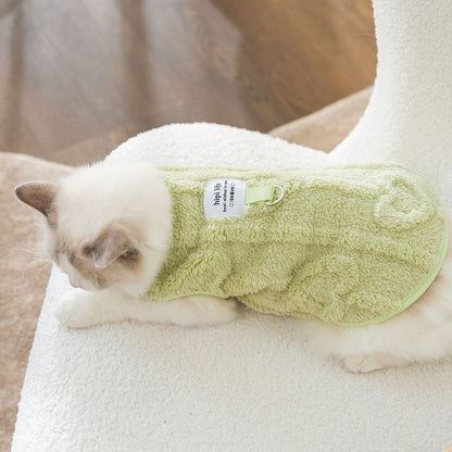 Macaron Series Traction Vest Sweater for Cats