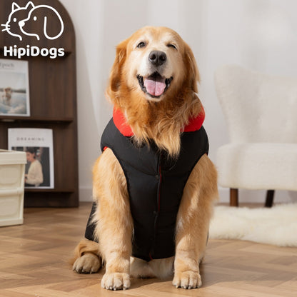 Puffer Vest Dog Jacket for Large Dogs Warm Winter Puppy Coat 3XL–8XL