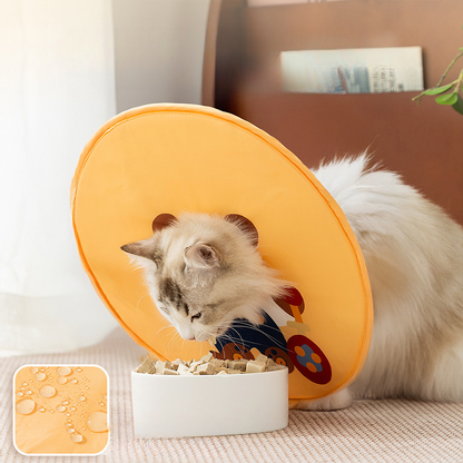 Cute Pet Recovery Collar | Soft Protective Cat & Dog Cone | Adjustable Post-Surgery E-Collar for Cats & Small Dogs | HipiDogs