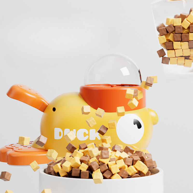 Interactive Treat Dispensing Toy for Cats & Dogs | Duck Pet Puzzle Feeder Slow Food Toy for Indoor Pets | HipiDogs
