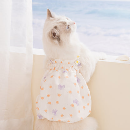 HipiDogs Floral Bubble Dress for Dogs & Cats