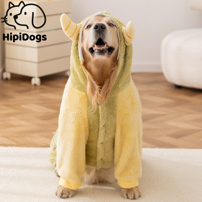 Animal Costume Hoodie for Large Dogs Cozy Fleece Puppy Outfit 3XL–8XL