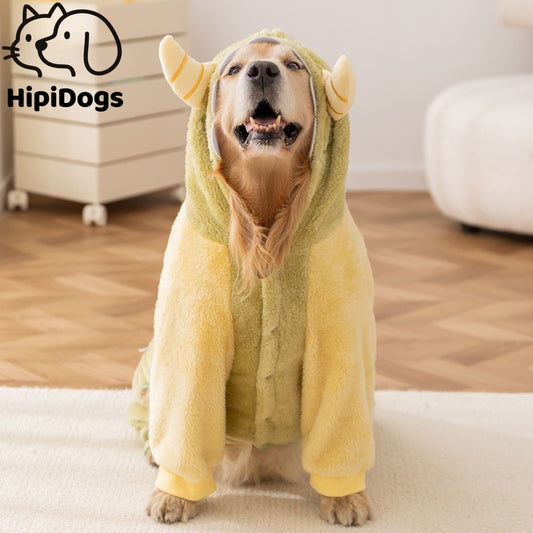 Animal Costume Hoodie for Large Dogs Cozy Fleece Puppy Outfit 3XL–8XL
