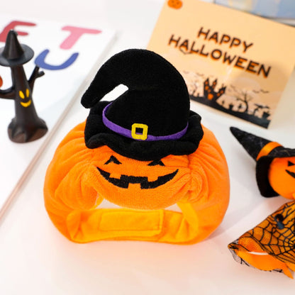 Halloween Cat Costume Pumpkin Witch Hat – Cute Dog & Cat Halloween Pet Costume