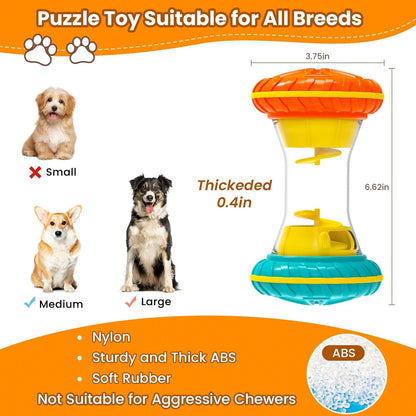 Interactive Dog Treat Dispenser Toy – Fun and Engaging Food Puzzle