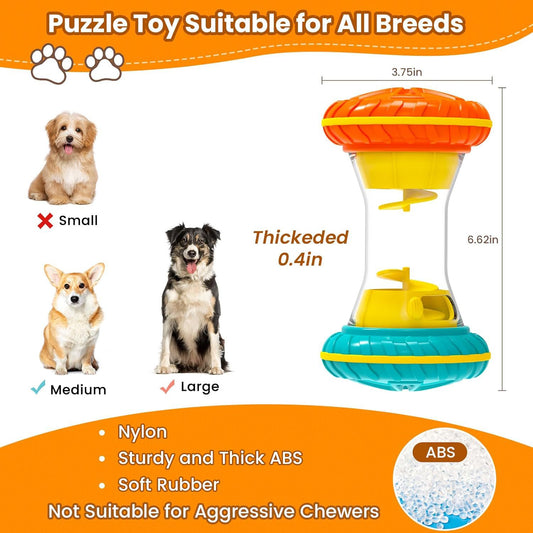 Interactive Dog Treat Dispenser Toy – Fun and Engaging Food Puzzle