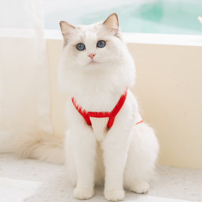 Cute Cat Harness Vest – Soft Breathable Adjustable Fit