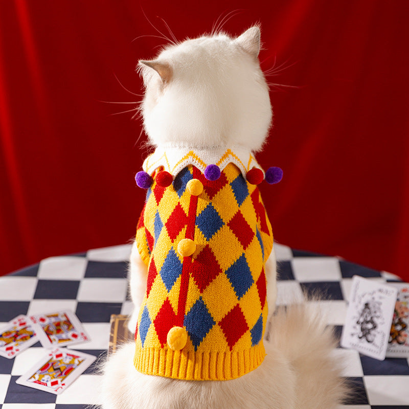 Crazy Circus Costumes for Cats – Colorful, Fun & Festive Knitwear