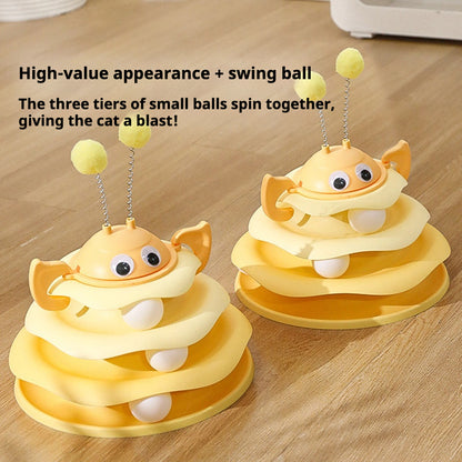 Little Bee Spinner Toy – Interactive Spinning Cat Toy with Fun Motion & Tease Action